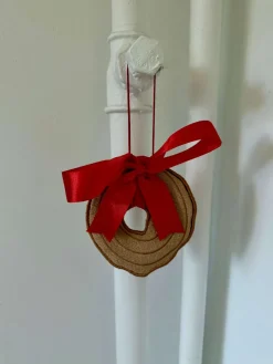 Blåmst Christmas Vaniljekrans Ornament fra Online