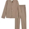 Aiayu Classic Pyjamas Check – Mix Fossil fra Sale