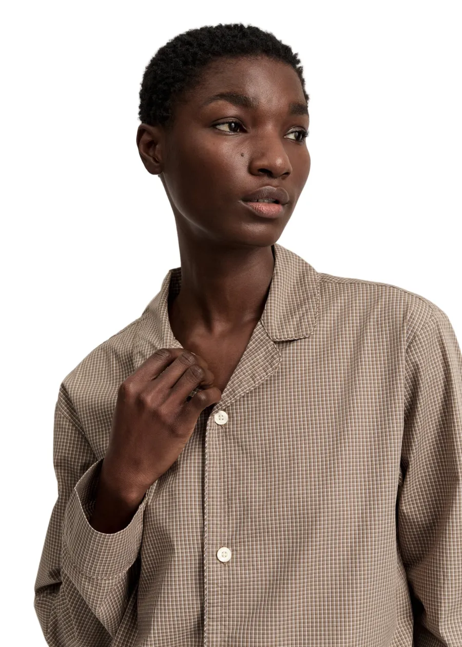 Aiayu Classic Pyjamas Check – Mix Fossil fra Sale