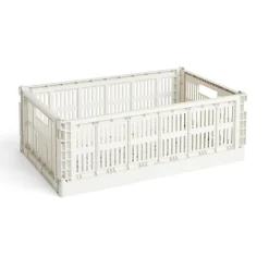 HAY Colour Crate Large, Dusty blue fra New