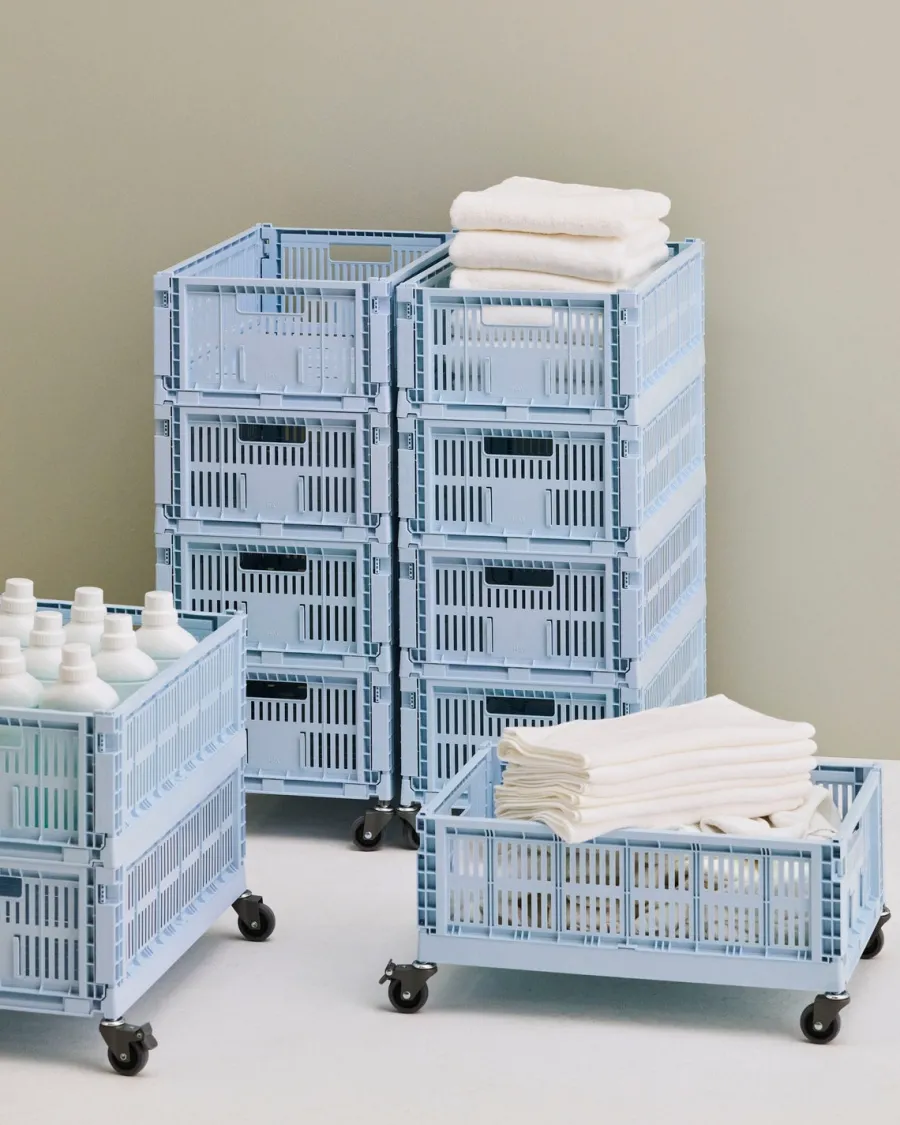HAY Colour Crate Large, Grey fra Online