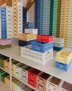 HAY Colour Crate Large, Grey fra Online