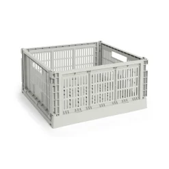 HAY Colour Crate Large Square, Grey fra Outlet