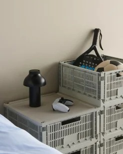 HAY Colour Crate Large Square, Grey fra Outlet