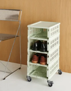 HAY Colour crate låg, medium fra Discount