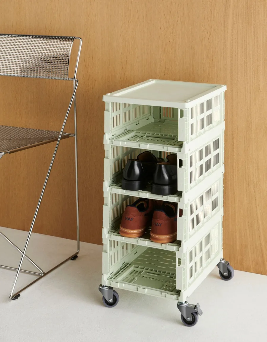 HAY Colour crate låg, small fra Outlet
