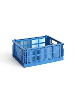 HAY Colour crate M, electric blue fra Best