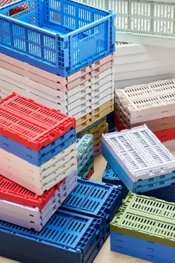 HAY Colour crate M, electric blue fra Best