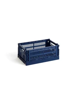 HAY Colour crate S, dark blue fra Online