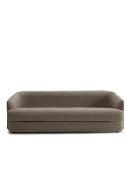New Works Covent Sofa Deep 3 Seater, dark taupe fra Best