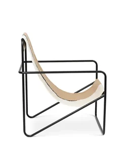 Ferm Living Desert Lounge Chair, sort fra Sale