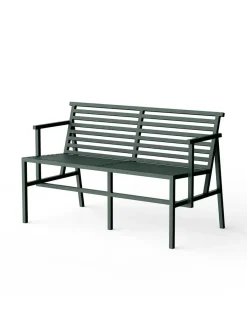 Nine Dining Bench, grøn fra 19 Outdoors