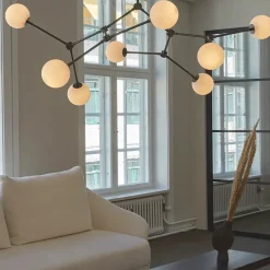 101 Copenhagen Drop Bulp Chandelier, grey fra Online