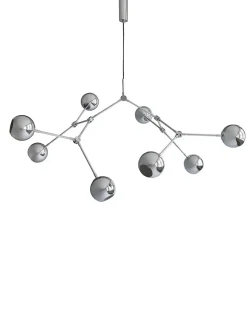 101 Copenhagen Drop Chandelier Globe, Chrome fra Best