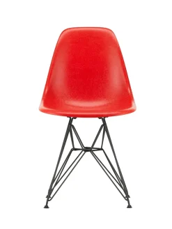 Vitra Eames Fiberglass Chair DSR, sortlakeret fra Hot