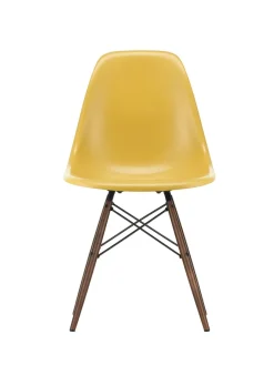 Vitra Eames Fiberglass Chair DSW, mørkbejdset ahorn fra Online