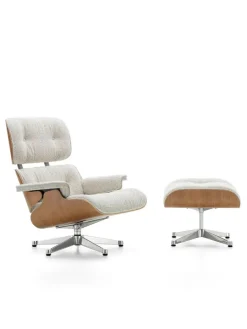 Vitra Eames Lounge Chair inkl. Fodskammel, valnød/Nubia fra Sale