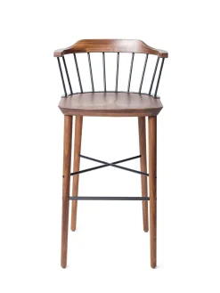 Stellar Works Exchange Bar Stool SH 75, walnut fra Clearance