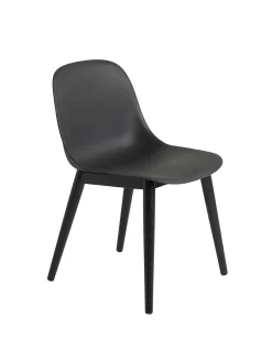 Muuto Fiber side chair wood fra Sale