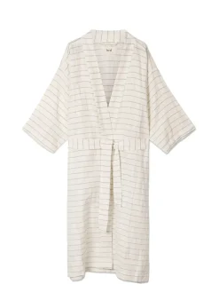 Ferm Living Field Robe, off-white/chocolate fra Online