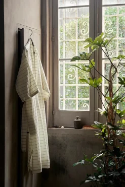Ferm Living Field Robe, off-white/chocolate fra Online
