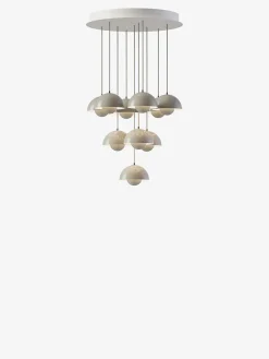 &Tradition Flowerpot Chandelier VP10, 10 pendants reversed fra Clearance