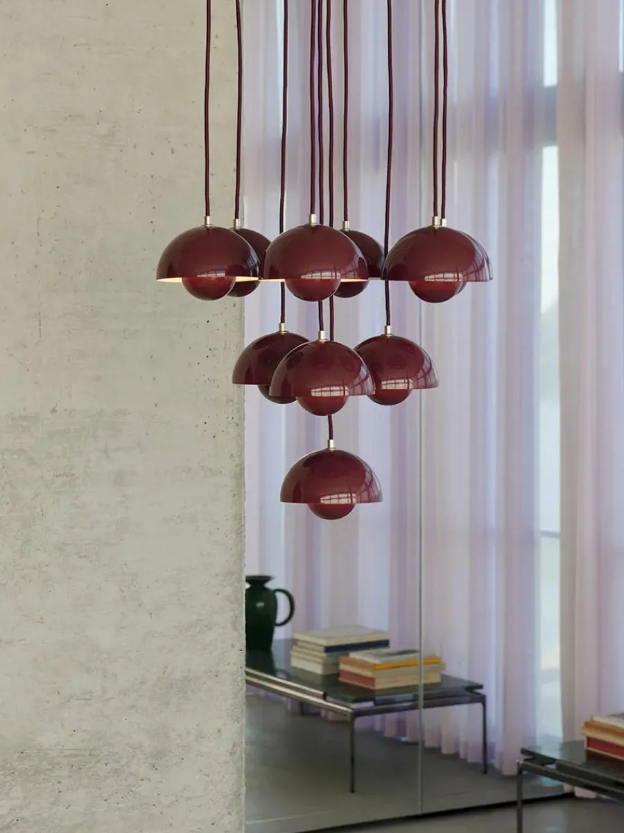 &Tradition Flowerpot Chandelier VP10, 10 pendants reversed fra Clearance
