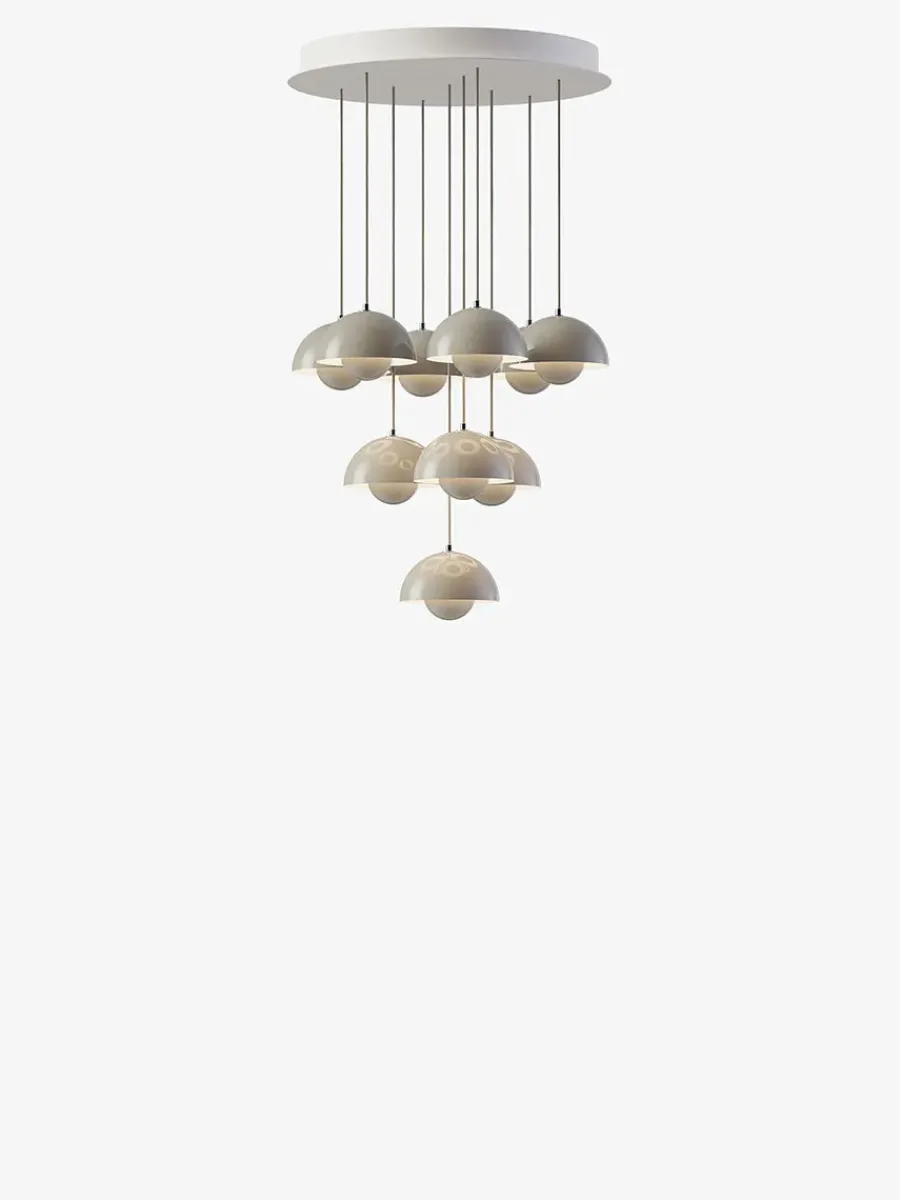 &Tradition Flowerpot Chandelier VP10, 10 pendants reversed fra Clearance