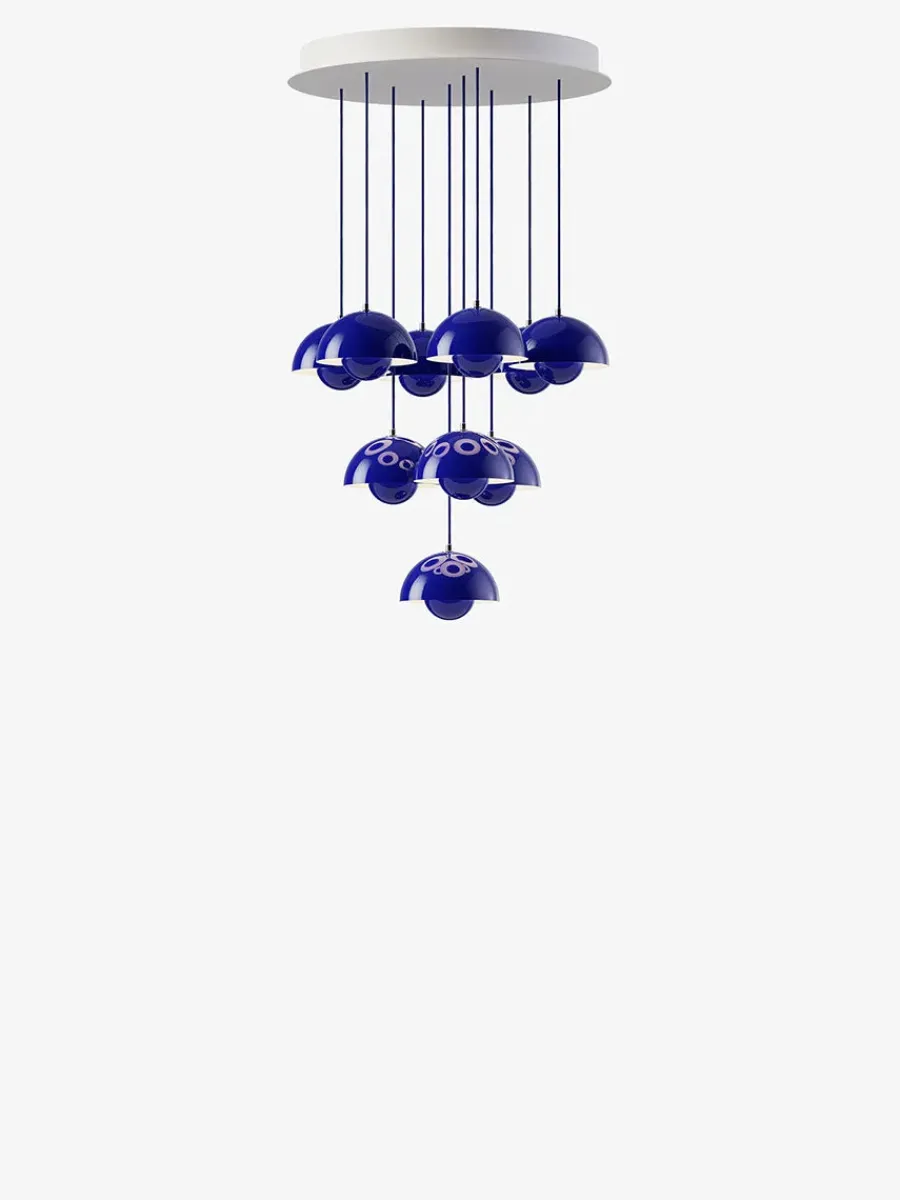 &Tradition Flowerpot Chandelier VP10, 10 pendants reversed fra Clearance