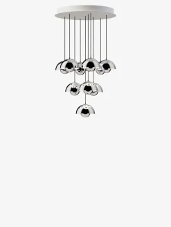 &Tradition Flowerpot Chandelier VP10, 10 pendants reversed fra Clearance
