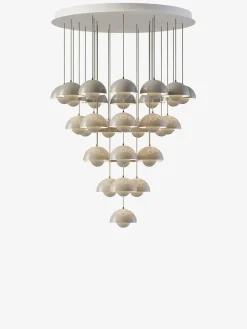 &Tradition Flowerpot Chandelier VP10, 10 pendants reversed fra Clearance