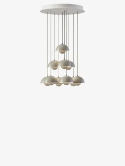 &Tradition Flowerpot Chandelier VP10, 10 pendants reversed fra Clearance
