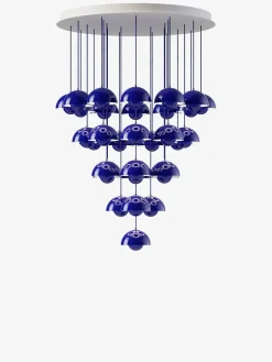 &Tradition Flowerpot Chandelier VP10, 31 pendants fra