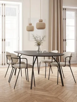 Woud Frame Dining Chair, black fra Clearance