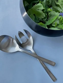 Kay Bojesen Denmark Grand Prix Salatbestik i mat stål, lille fra Kay Bojesen Best