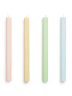 HAY Hexagon Candle 4 Stk., pastel fra Hot