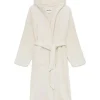 Aiayu Hooded Terry badekåbe, Pure Ecru fra New