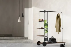 Stellar Works Host Wardrobe, black oak fra New