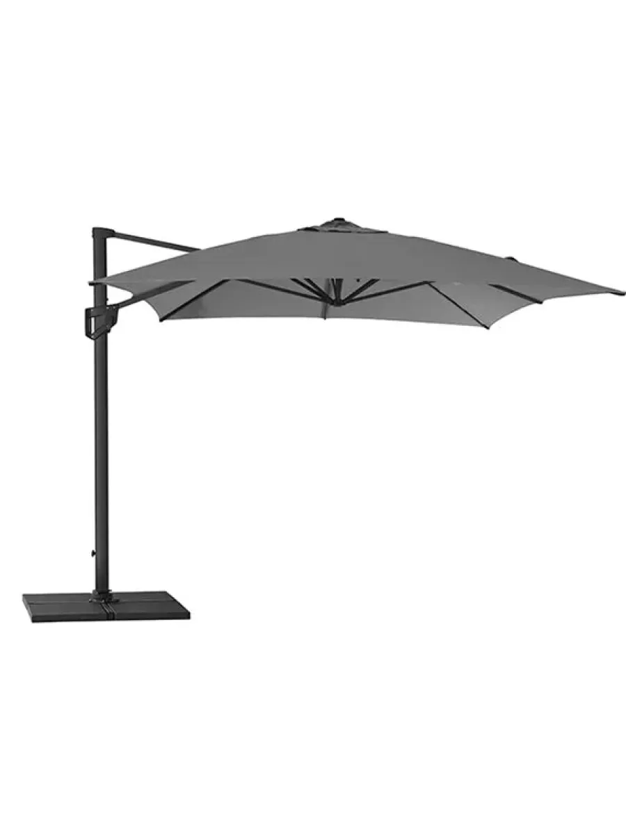 Cane-line Hyde Luxe Parasol, 3x4 m inkl. fod fra Discount