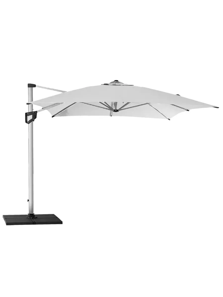 Cane-line Hyde Luxe Parasol, 3x4 m inkl. fod fra Discount