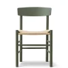 Fredericia Furniture J39 Folkestolen, Khaki grøn af Børge Mogensen Outlet