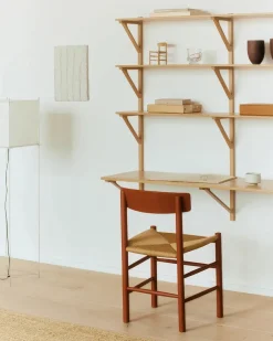 Fredericia Furniture J39 Folkestolen, Khaki grøn af Børge Mogensen Outlet