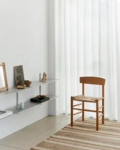 Fredericia Furniture J39 Folkestolen, Khaki grøn af Børge Mogensen Outlet