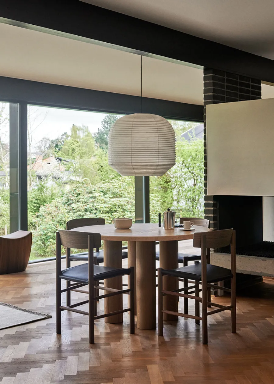 Fredericia Furniture J39 Folkestolen Sædepolstret, Cognac Læder af Børge Mogensen Discount