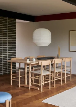 Fredericia Furniture J39 Folkestolen Sædepolstret, Cognac Læder af Børge Mogensen Discount