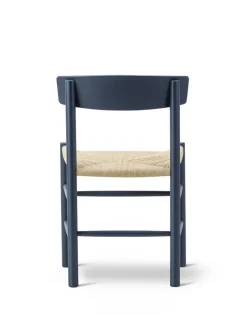Fredericia Furniture J39 Folkestolen, sortlakeret bøg af Børge Mogensen Sale