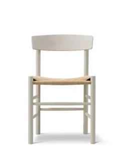 Fredericia Furniture J39 Folkestolen, sortlakeret bøg af Børge Mogensen Sale