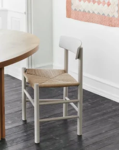 Fredericia Furniture J39 Folkestolen, sortlakeret bøg af Børge Mogensen Sale
