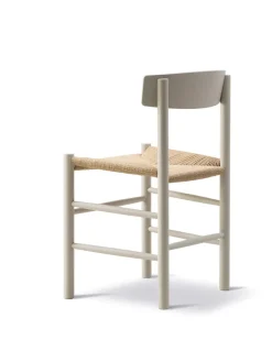 Fredericia Furniture J39 Folkestolen, sortlakeret bøg af Børge Mogensen Sale