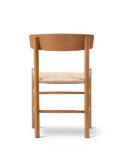 Fredericia Furniture J39 Folkestolen, sortlakeret bøg af Børge Mogensen Sale